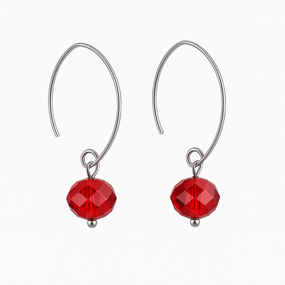 Sterling Silver Crystal Earrings