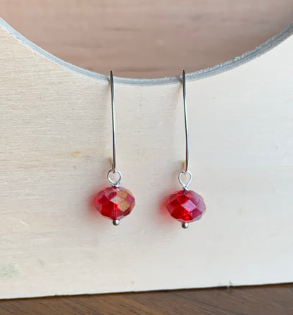 Sterling Silver Crystal Earrings