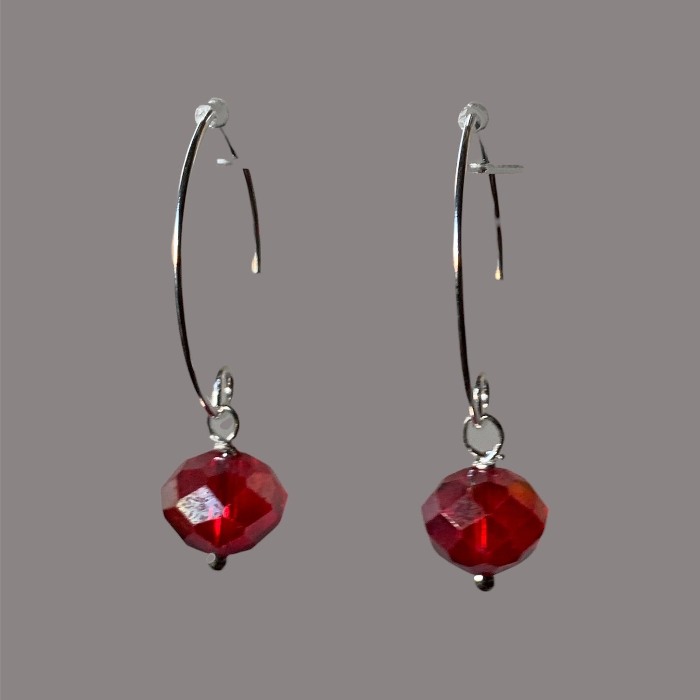 Sterling Silver Crystal Earrings
